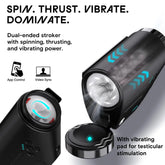 kaotiklabs the shotty Dual-ended strokerwith spinning, thrusting,and vibrating power.